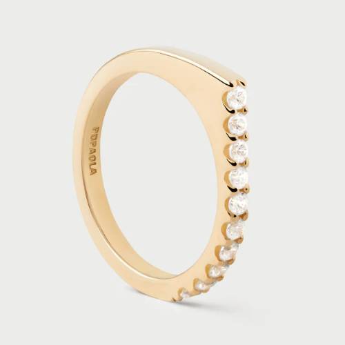 Anello Donna PDP Argento 925 Oro Zirconi AN01-E90-14