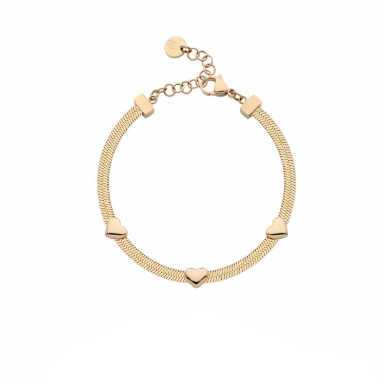 Bracciale Donna Liu Jo Snake Acciaio Cuori LJ3187