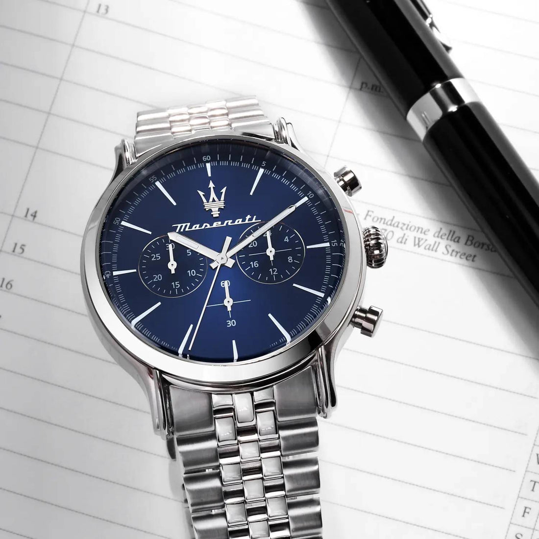 Orologio Uomo Maserati Acciaio Cronografo Quarzo Blu R8873618024