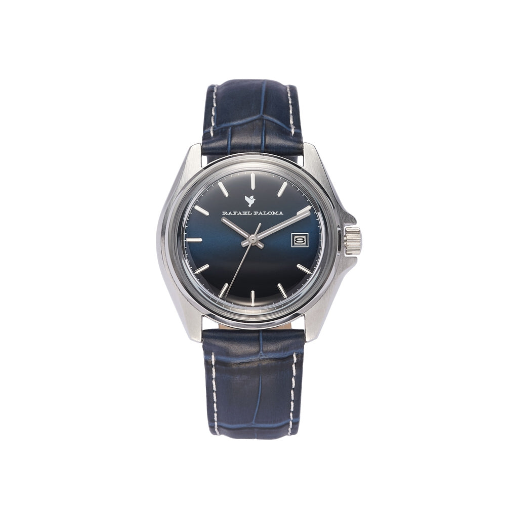 Orologio Uomo Acciaio  e cinturino pelle ORP001010