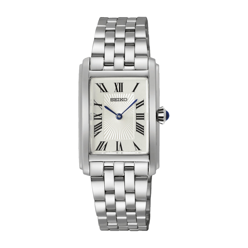 Orologio Unisex Seiko Quarzo Solo Tempo Acciaio Lucido Numeri Romani SWR083P1