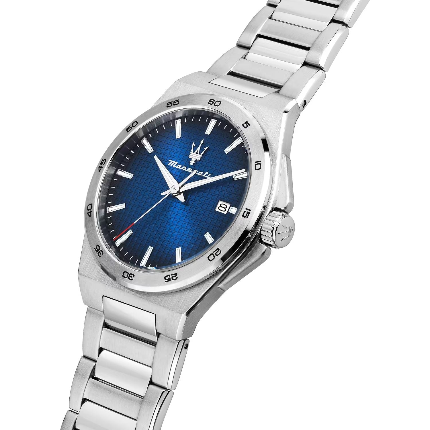 Orologio Uomo Maserati Acciaio Lucido Quarzo Blu Data R8853153001