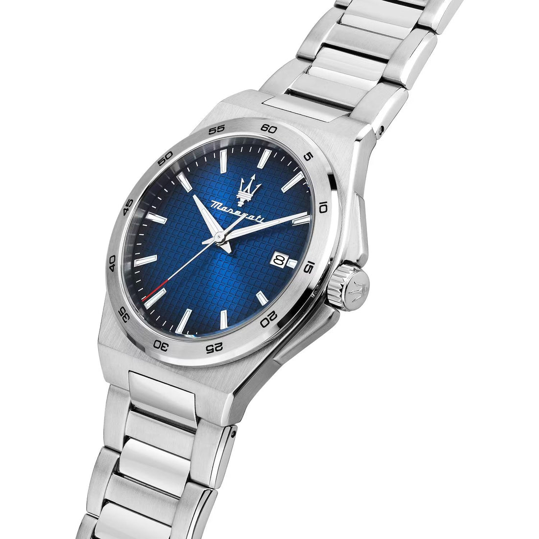 Orologio Uomo Maserati Acciaio Lucido Quarzo Blu Data R8853153001