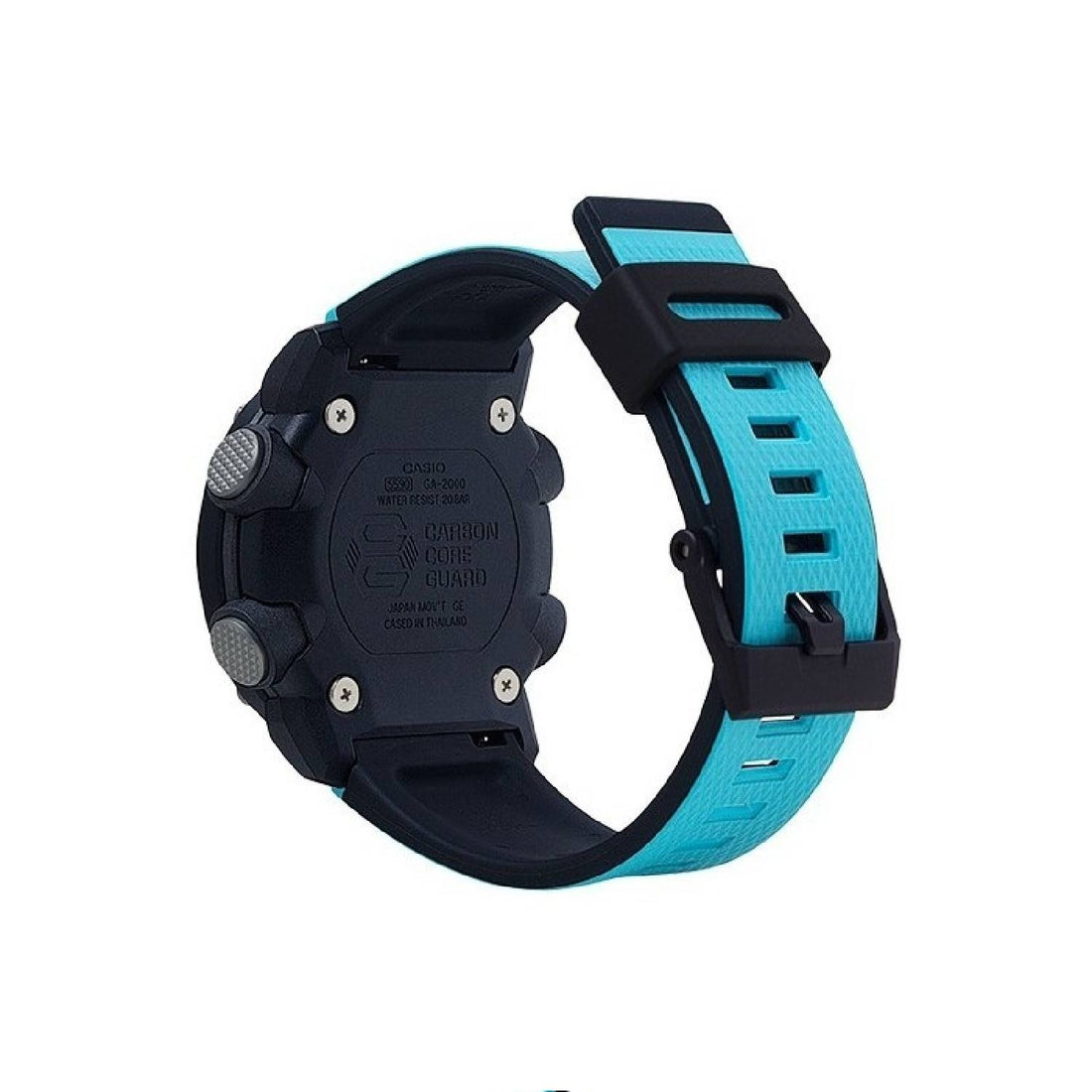 Orologio Uomo Casio G-SHOCK GA-2000-1A2ER Digitale Analogico Blu Nero Gomma