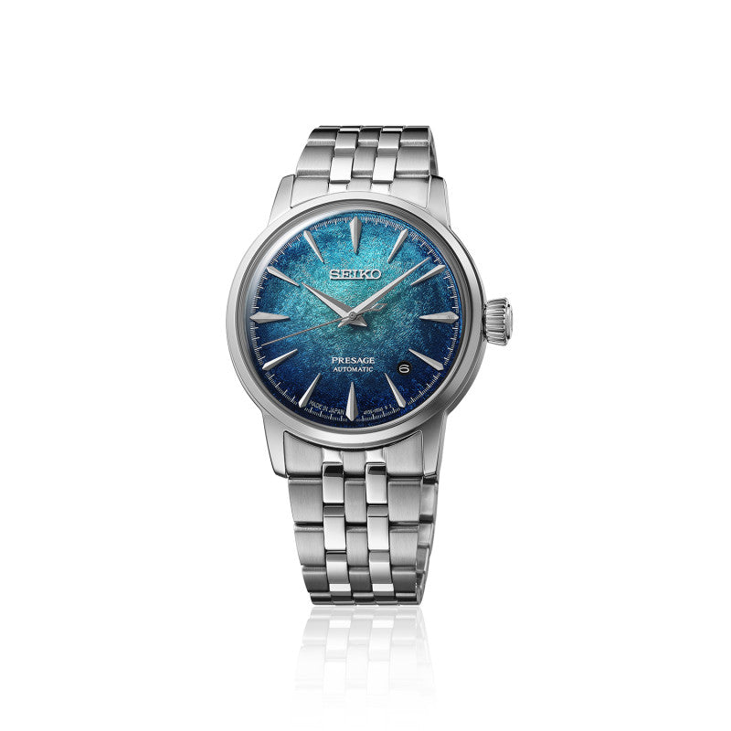 Orologio Uomo Seiko Presage Emerald Mist Cocktail Time Blu HCB001J1