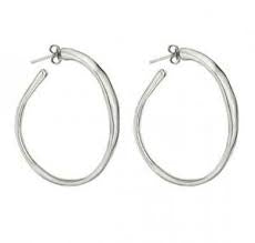 Orecchini Donna Uno De 50 Ovali Con Chiusura A Farfalla