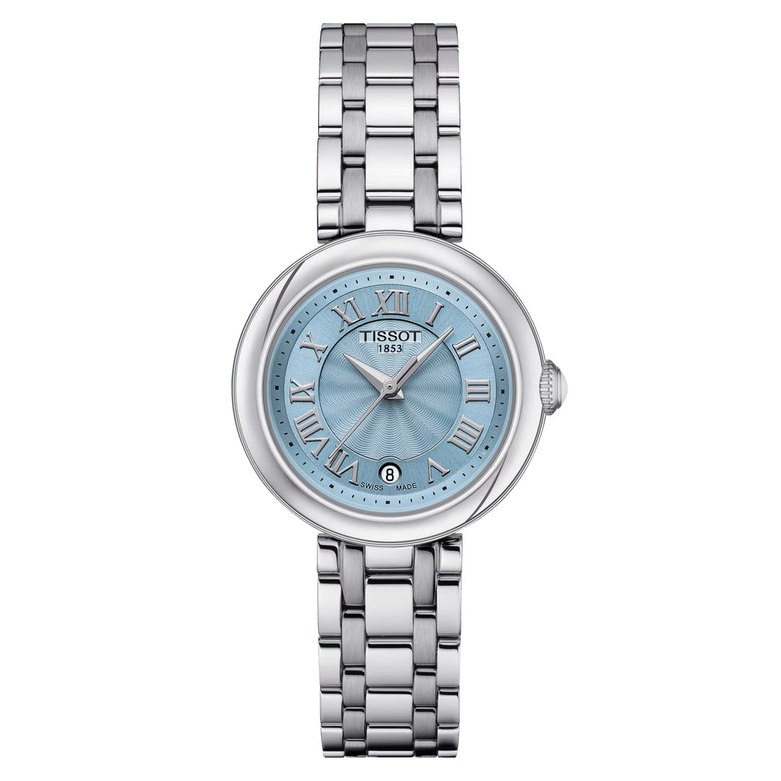 Orologio Donna Tissot Quarzo Solo Tempo Bellissima Madreperla Celeste T1260101113300