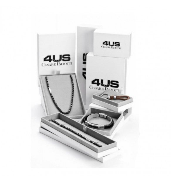 Fermasoldi Uomo 4US Cesare Paciotti  Acciaio Nero 4UFC7587
