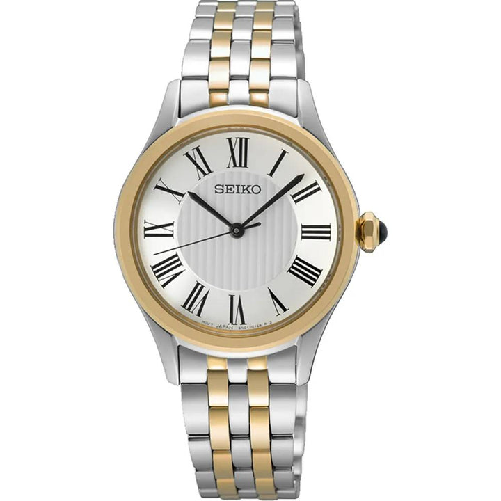 Orologio Donna Seiko Quarzo Acciaio Bicolore Numeri Romani SUR612P1