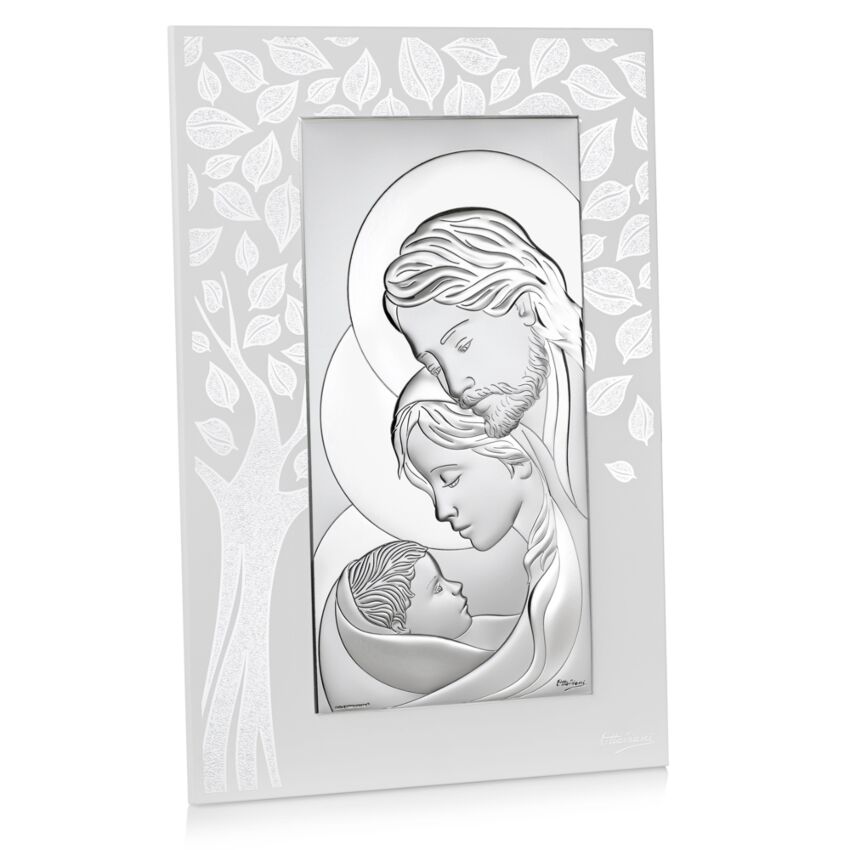 Icona Ottaviani Sacra Famiglia Albero Della Vita Mirò Silver 8006