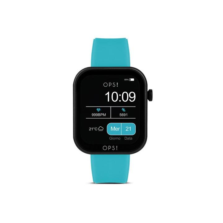 Orologio Uomo Ops Smartwatch Active Call Azzurro Elettrico OPSSW-35