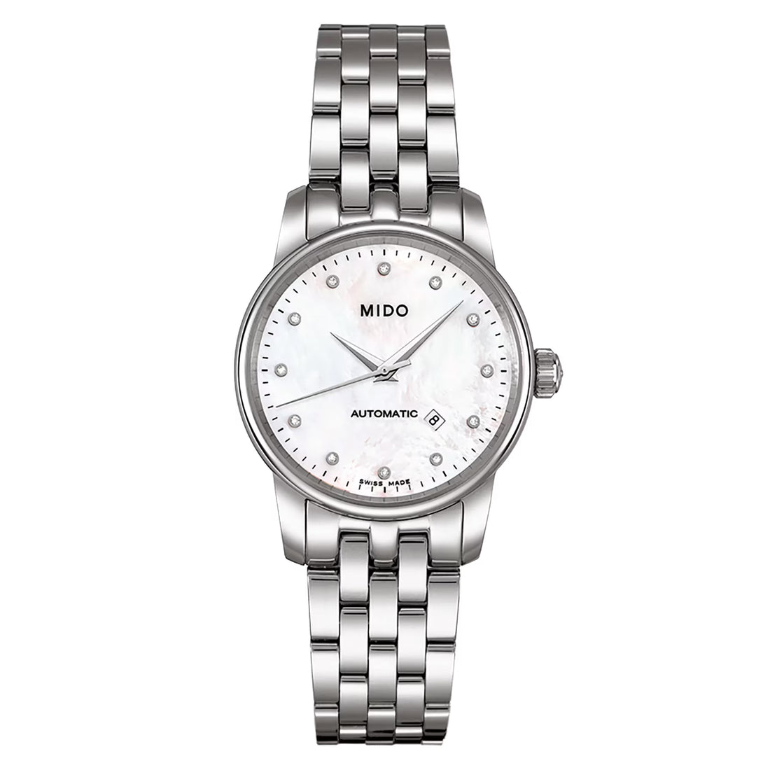 Orologio Donna Mido Automatico Baroncelli Madreperla Diamanti M76004691