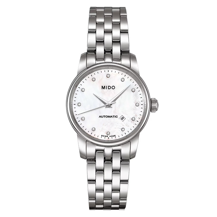 Orologio Donna Mido Automatico Baroncelli Madreperla Diamanti M76004691