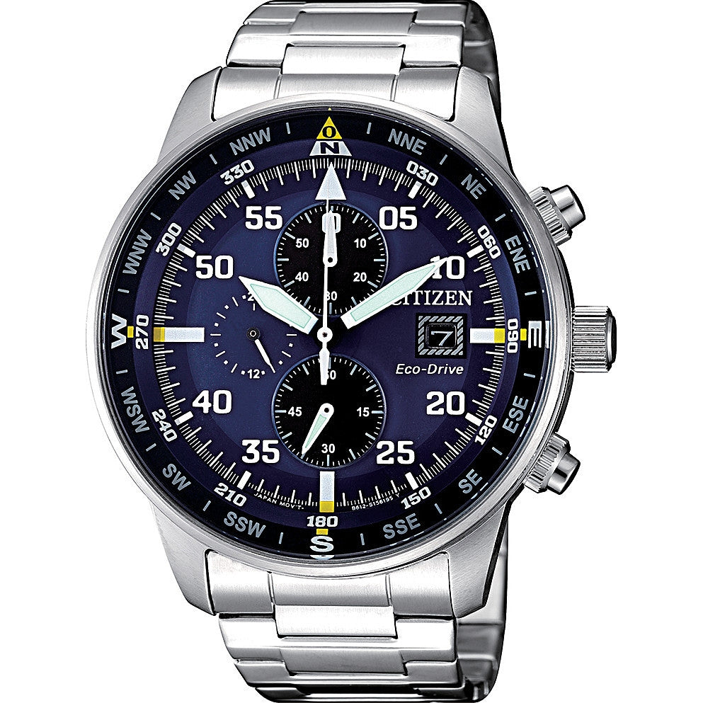 Orologio Citizen Uomo Acciaio crono eco-drive