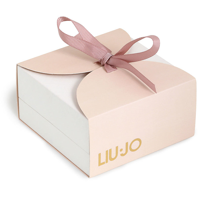 Anello Donna Liu Jo Acciaio Dorato Con Zirconi Bianchi LJ2146M12