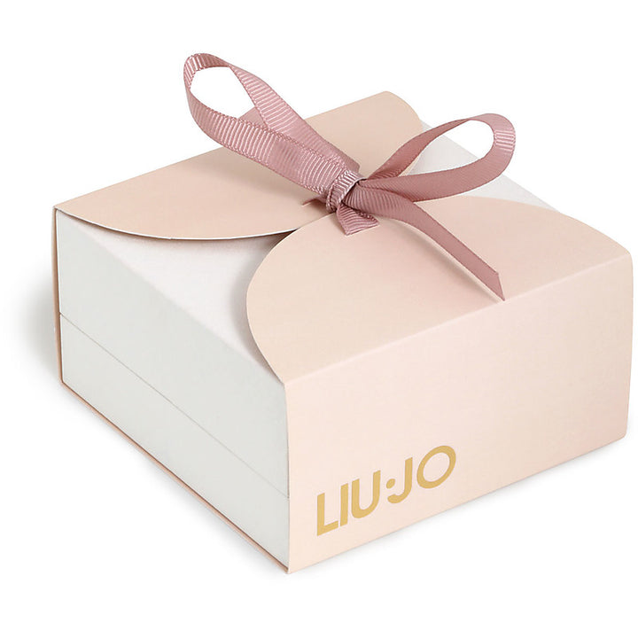 Anello Donna Liu Jo Acciaio Dorato Con Zirconi Bianchi LJ2146M12