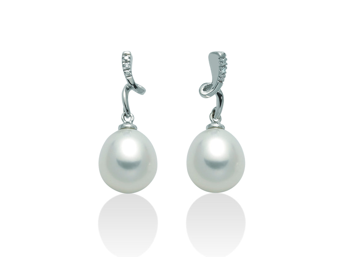 Orecchini Donna  Miluna oro 750 Perla e diamante PER2419