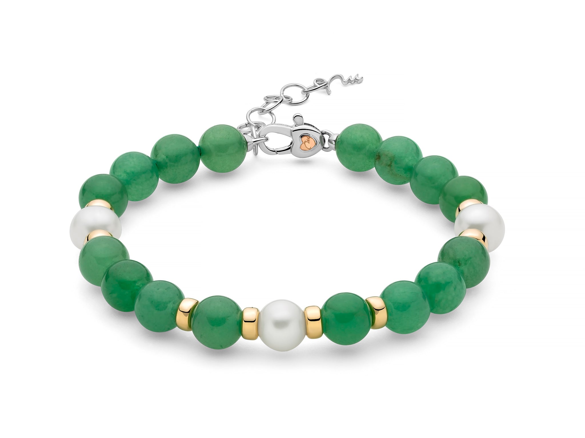 Bracciale Donna Miluna Terra Mare Avventurina e Perla PBR3685