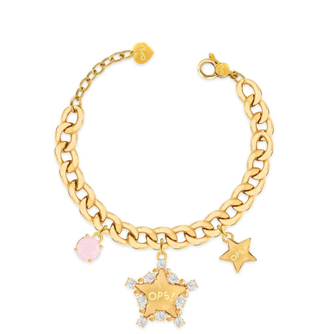 Bracciale Donna Ops Objects Fashion Love Groumette Stella Dorata OPS-LUX13-4450