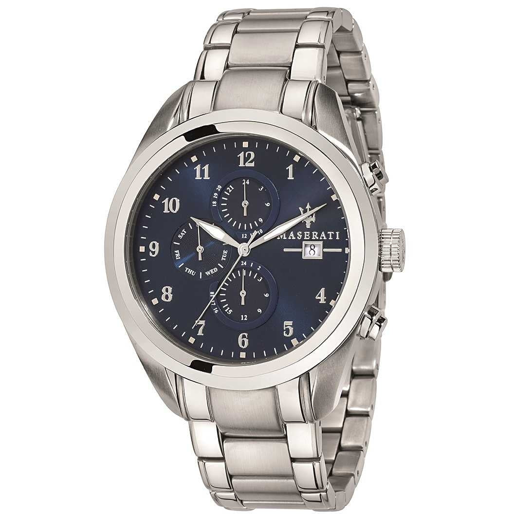 Orologio Uomo Acciaio Maserati traguardo Quarzo Cronografo R8853112505