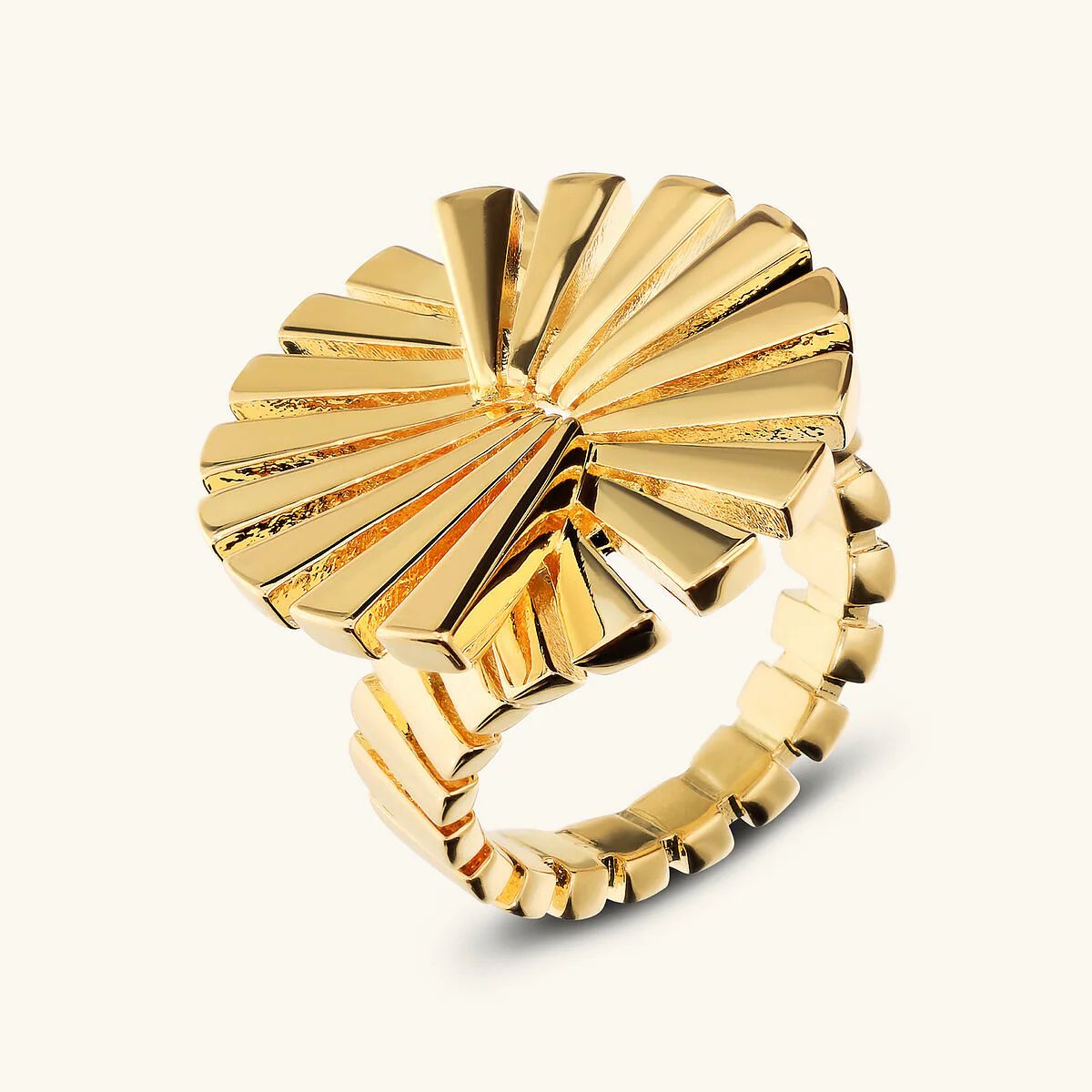 Anello Donna Etrusca Bronzo Dorato Cocktail Cleopatra WSET00904.YG-16