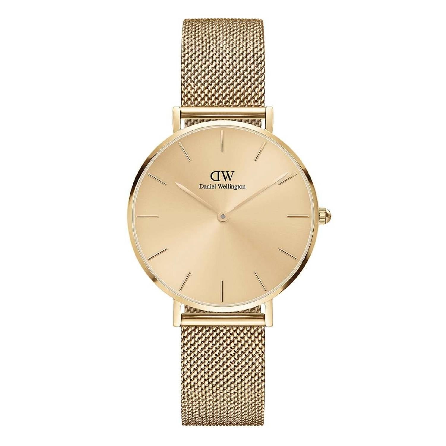 Orologio Donna Daniel Wellington Acciaio Dorato Petite Quarzo Cassa 32 mm DW00100474