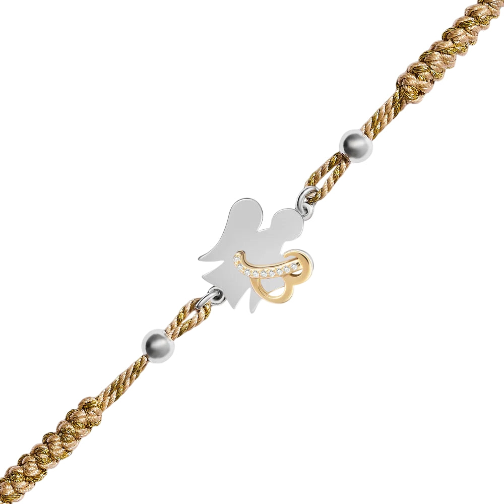 Bracciale Donna Argento 925 Roberto Giannotti Cordino Iniziale B GIA700B