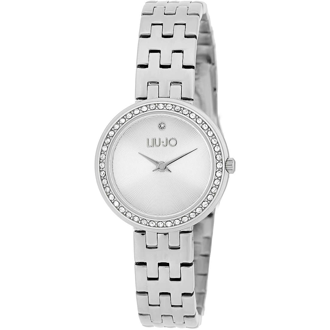 Orologio Donna Acciaio Liu Jo Precious Glam Bianco Ghiera Zirconanta Quarzo