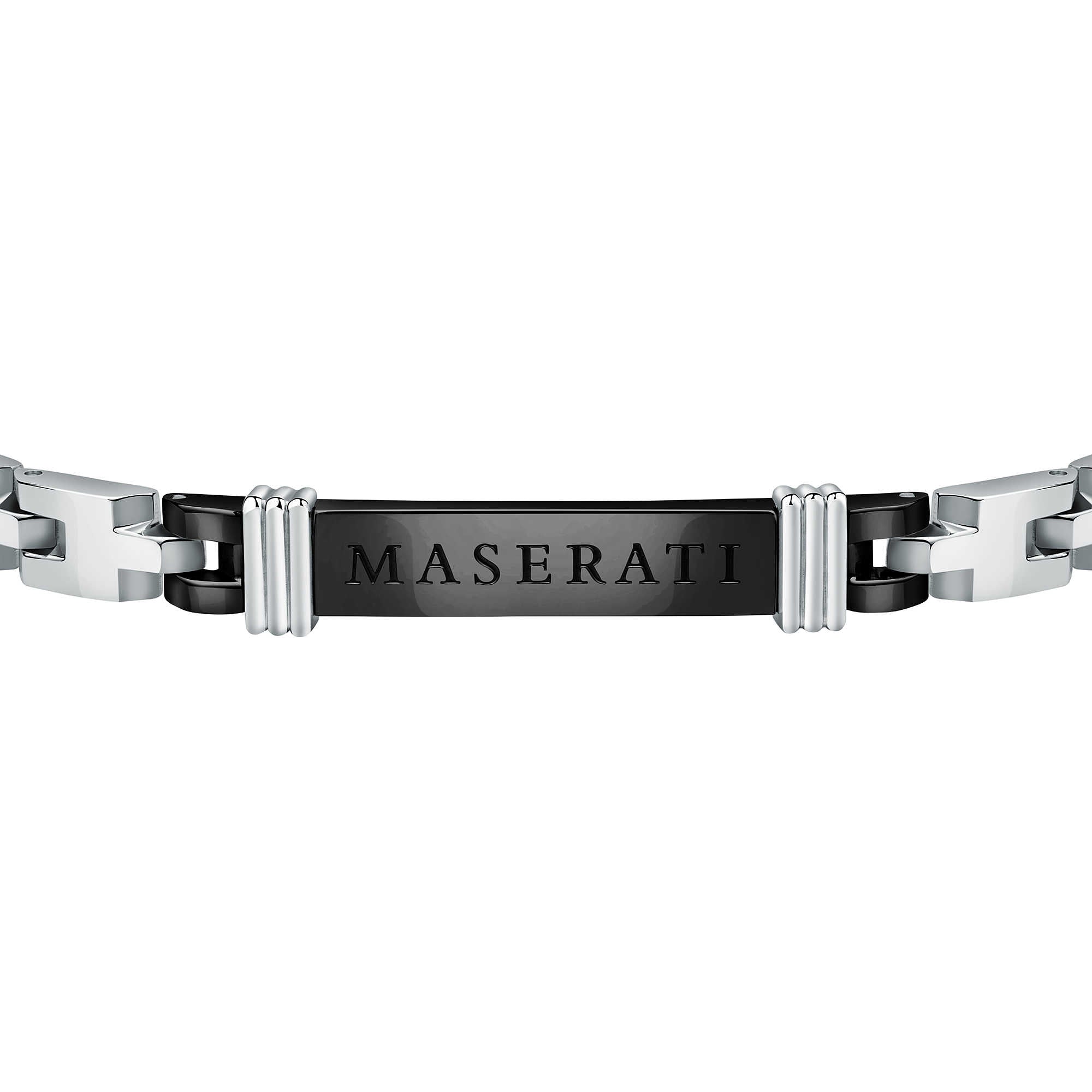 Bracciale Uomo Maserati Acciaio Nero JM420ATK02