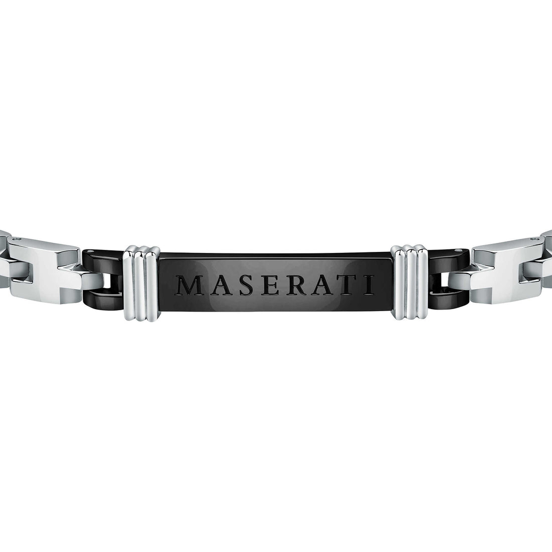 Bracciale Uomo Maserati Acciaio Nero JM420ATK02