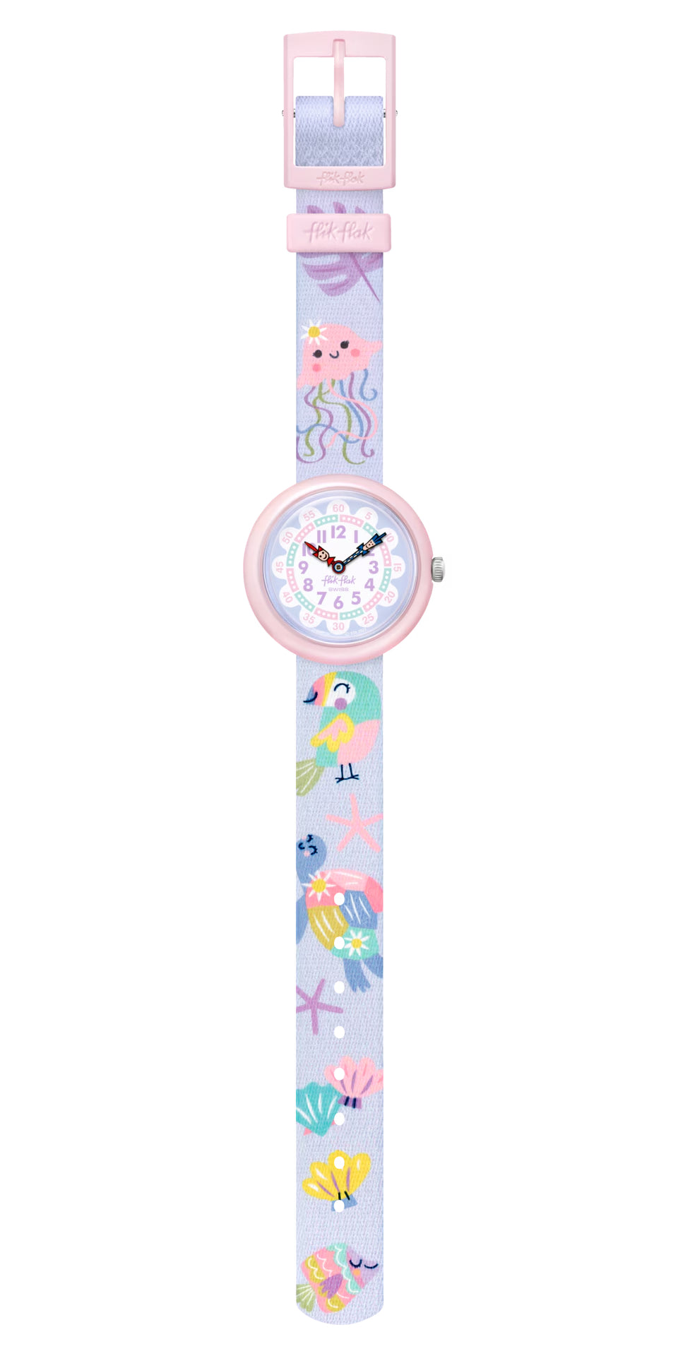 Special Box Orologio Bambina Swatch Flik Flak Color In Pastel ZFBNP231