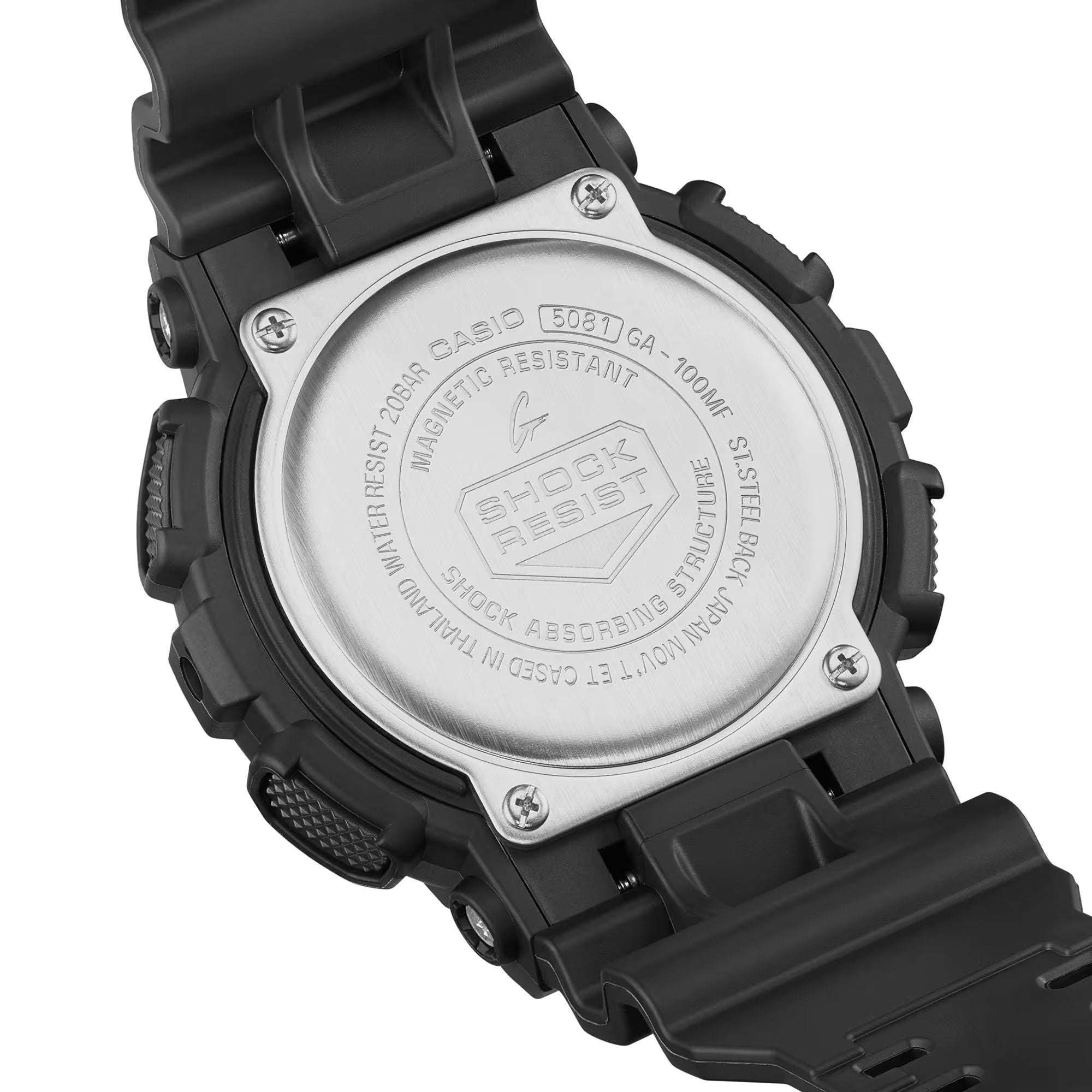 Orologio Uomo Casio G-SHOCK Quarzo Nero Fluorescente GA-100MF-1AER
