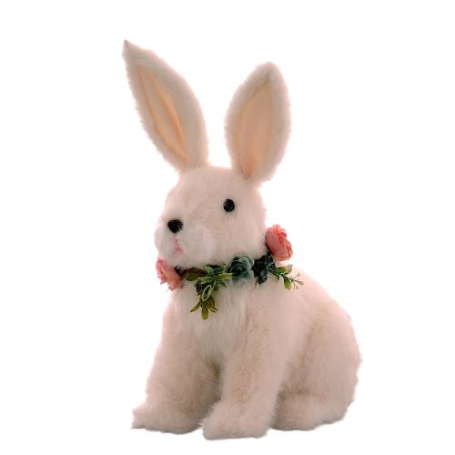 Coniglietto Vetur Bianco Seduto 33 cm 26010