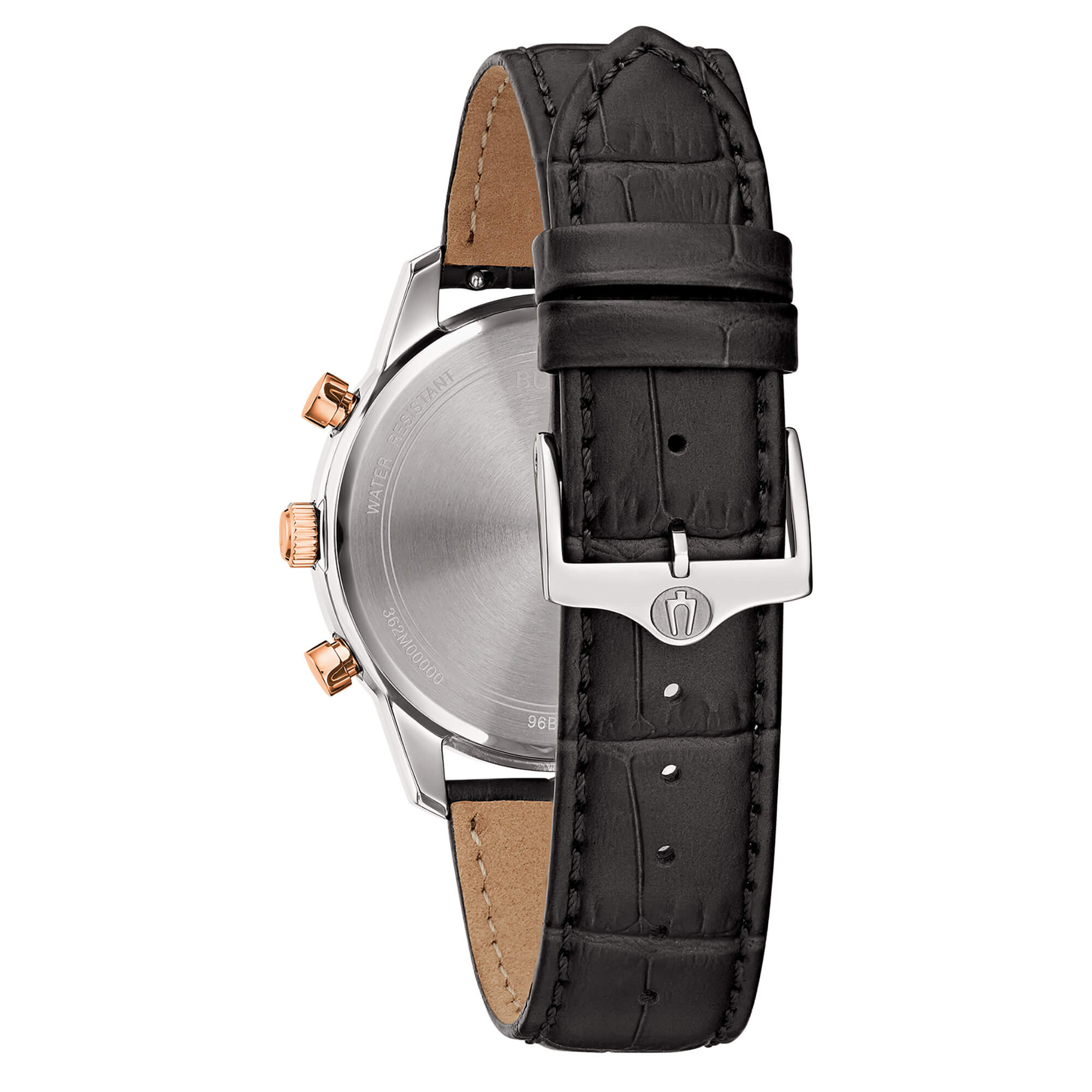 Orologio Uomo Bulova Sutton Chrono Antracite Quarzo Cronografo Data Pelle 98B409