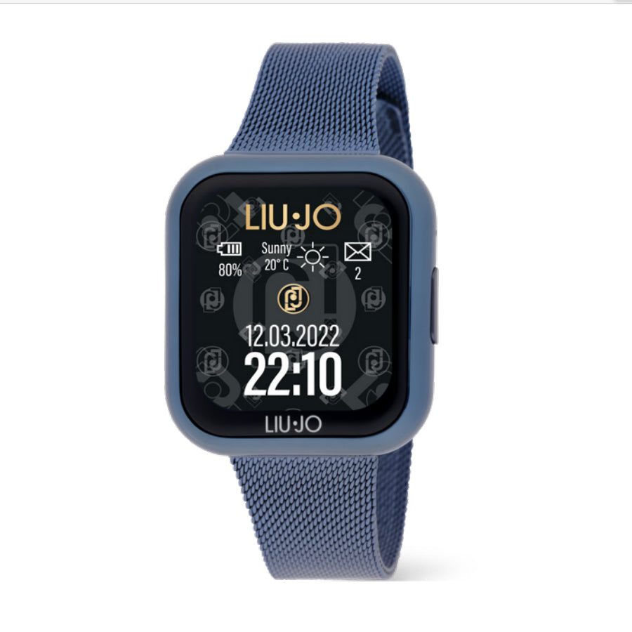 Orologio Uomo Liu Jo Smartwatch Voice Rainbow Acciaio Blu SWLJ148