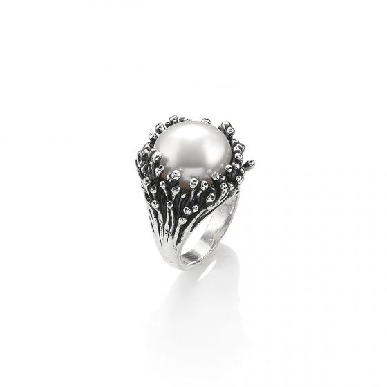 Anello Donna Giovanni Raspini Argento 925 Anemone Perla Naturale 11267/16