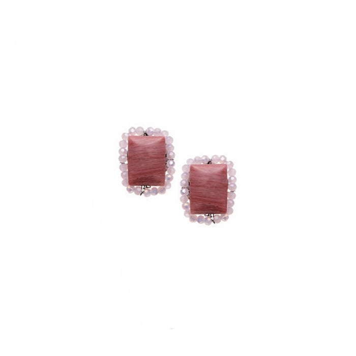 Orecchini Donna Ottaviani Cristalli Amazzonite Clip 501389O