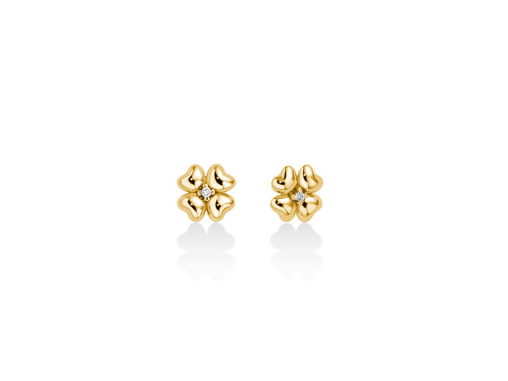 Orecchini Donna Miluna Oro Giallo 9 KT e Diamanti  ERD2811X
