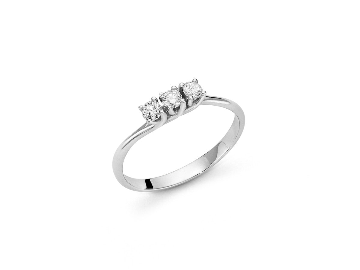Anello Donna Miluna Trilogy Oro 18 KT Diamanti Bianchi LID3295-D24G7