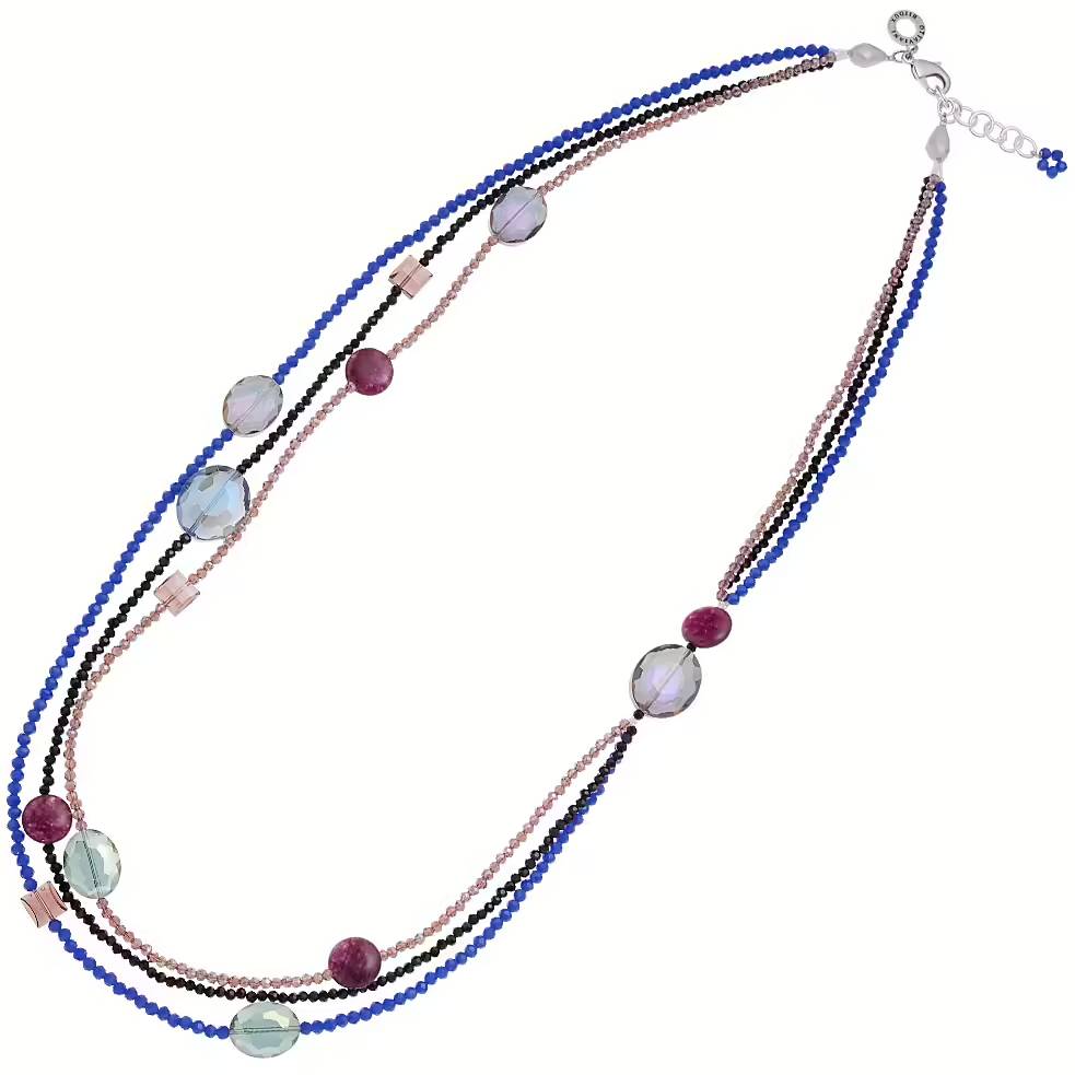 Collana Donna Ottaviani Bronzo con Cristalli multicolor 501060C