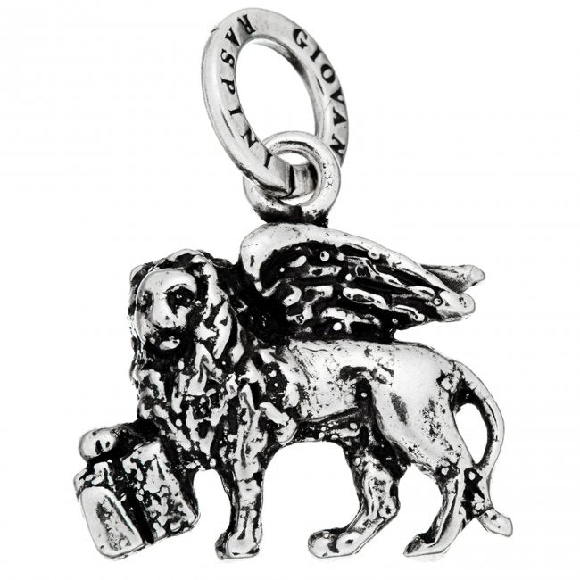 Charm Unisex Giovanni Raspini Argento 925 Leone Di San Marco Realizzato A Mano 09478