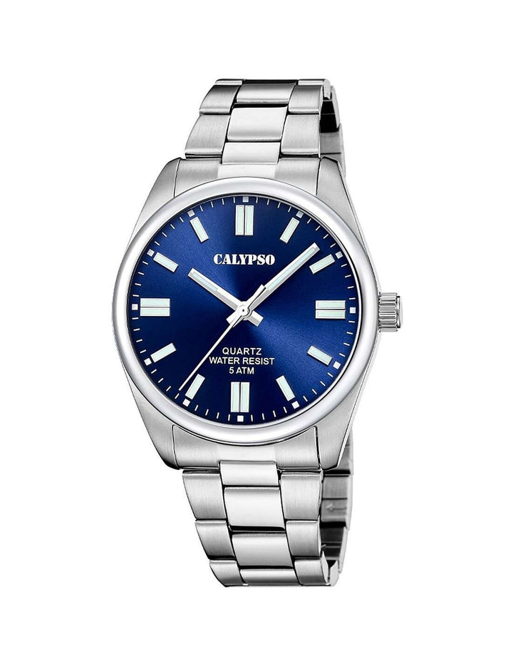 Orologio Uomo Calypso Gomma Quarzo Solo Tempo Acciaio K5862/3