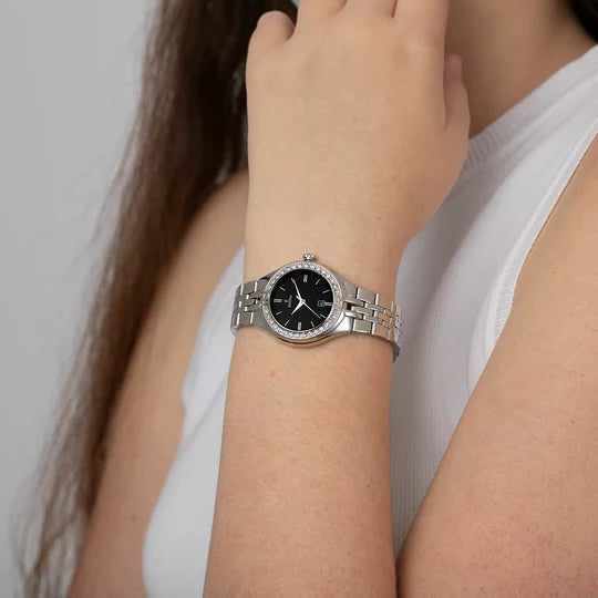 Orologio Donna Festina Acciaio Quarzo Solo Tempo Data Nero Zirconi F16867/2