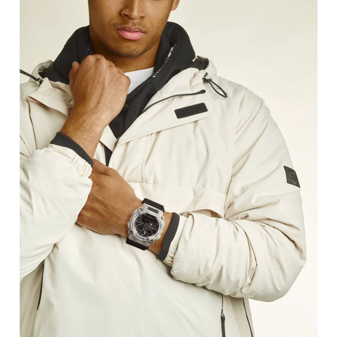 Orologio Uomo G-Shock Casio Camouflage Bianco Nero Quarzo GA-900GC-7AER