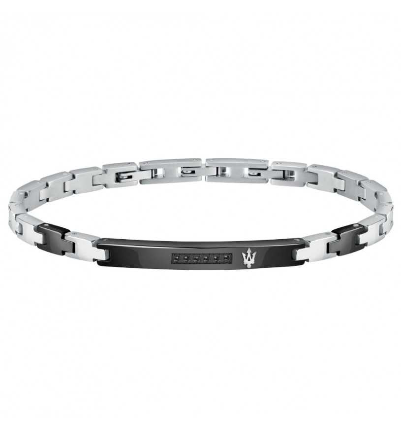 Bracciale Uomo Acciaio e pvd nero  Maserati  JM521ATY10