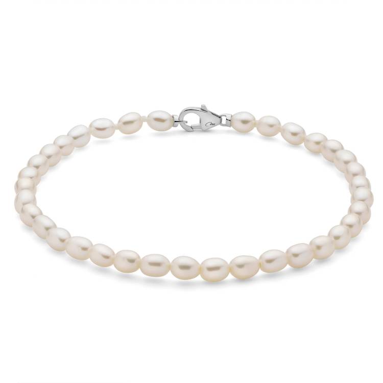 Bracciale Donna Miluna Perle Pepite Argento PBR3644B
