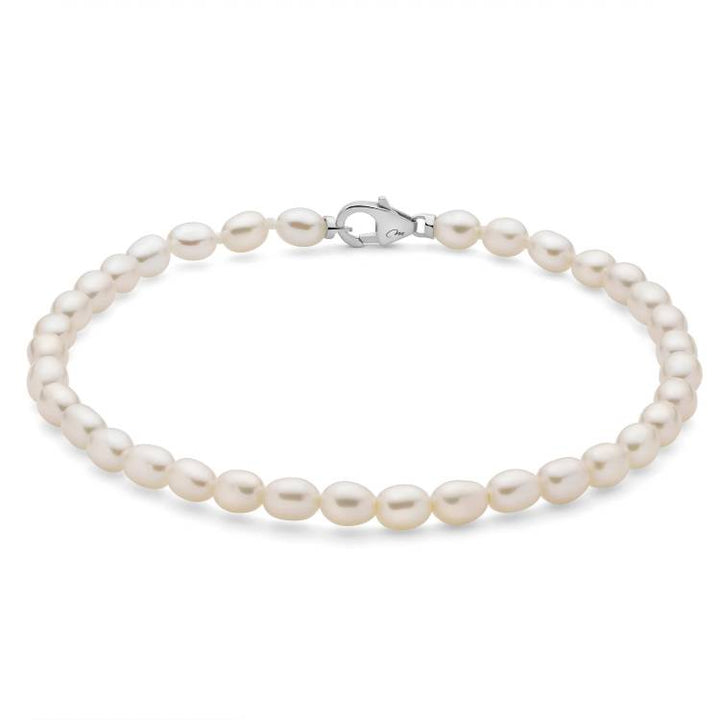 Bracciale Donna Miluna Perle Pepite Argento PBR3644B