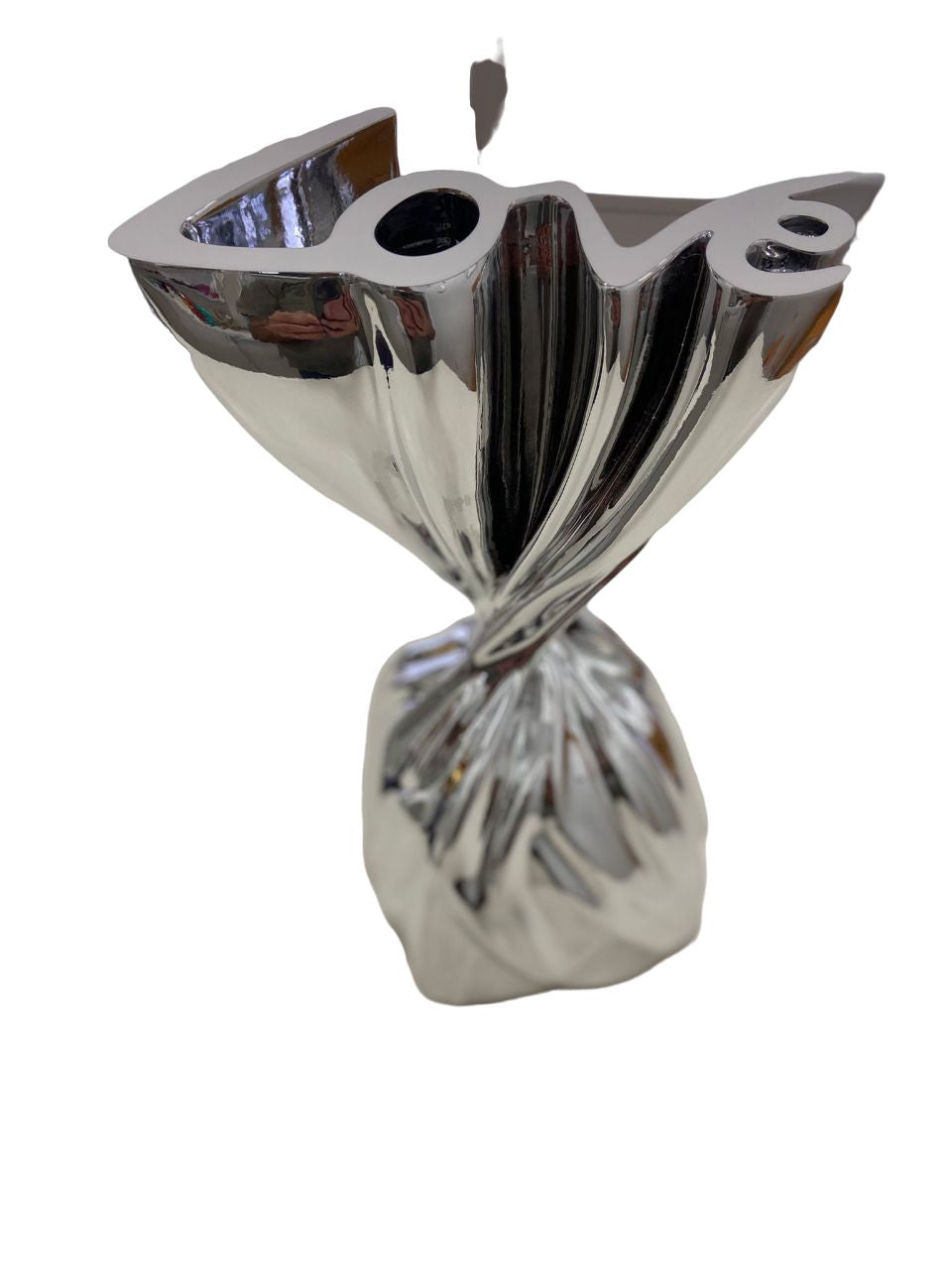 Scultura amore Sequenze Colore Argento cm 25 PZ015/S