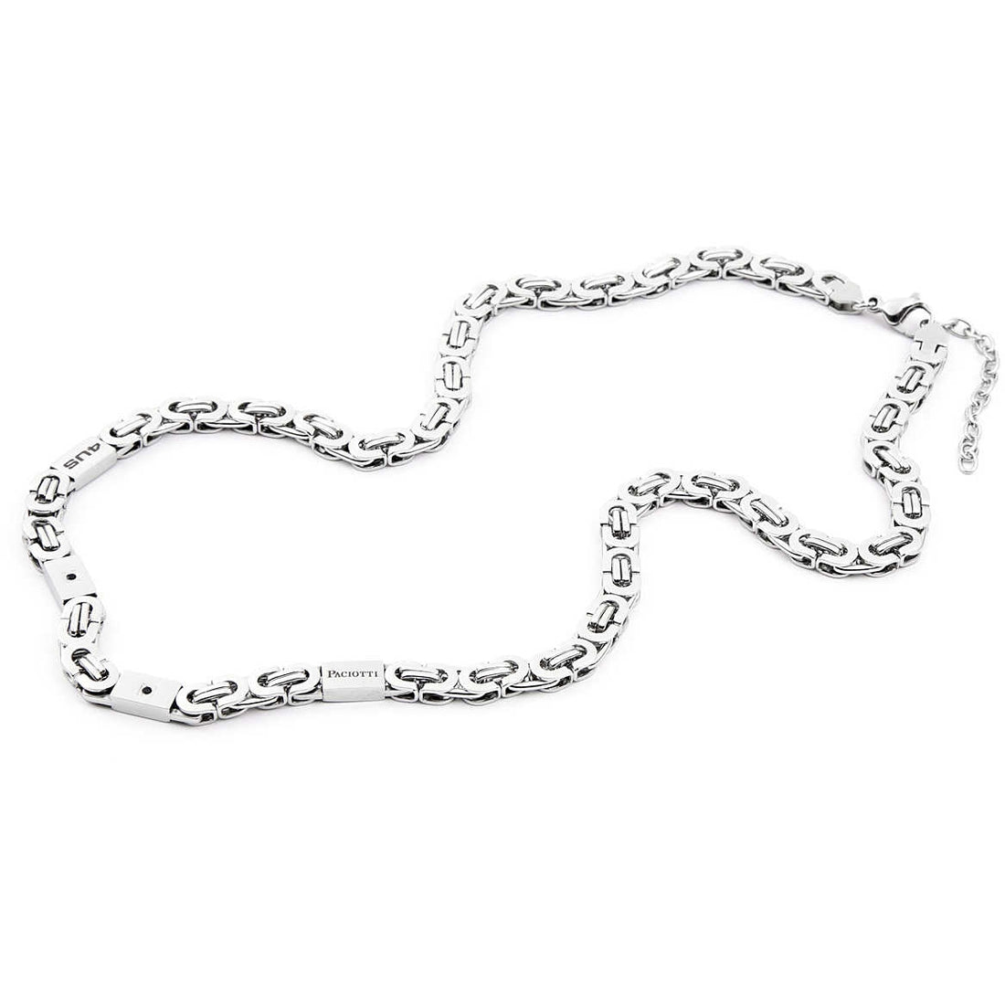 Collana Uomo 4US Cesare Paciotti Acciaio  Bianco  4UCL4093