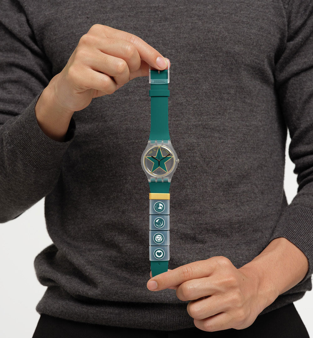 Orologio Uomo Swatch Solo Tempo Star Dad Festa del Papà SO29Z119